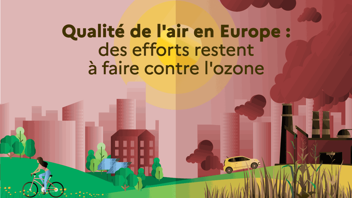 Qualité de l'air en Europe : des efforts restent à faire contre l'ozone