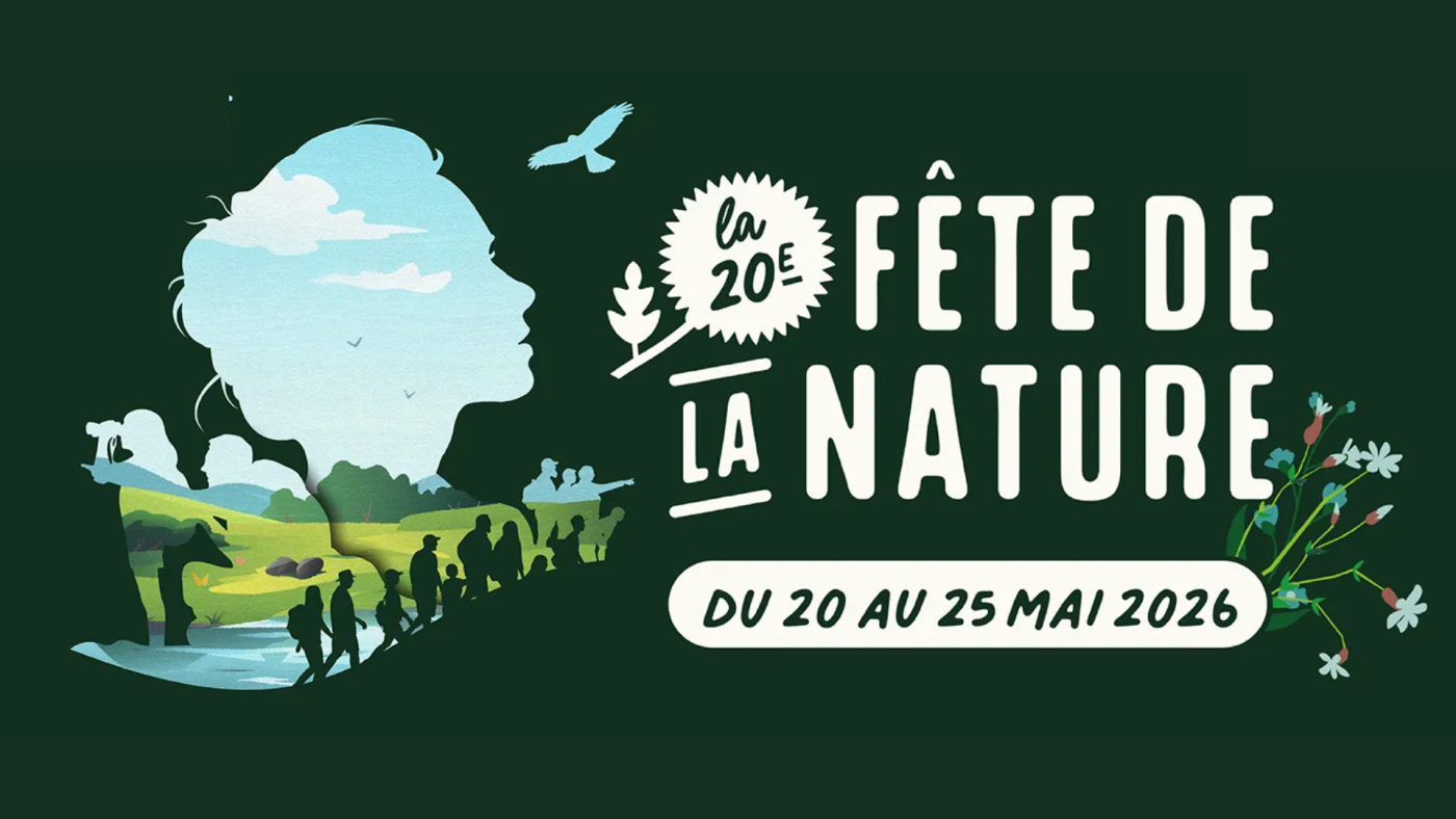 Illustration de l'événement Fête de la nature, qui se tient du 20 au 25 mai 2026.